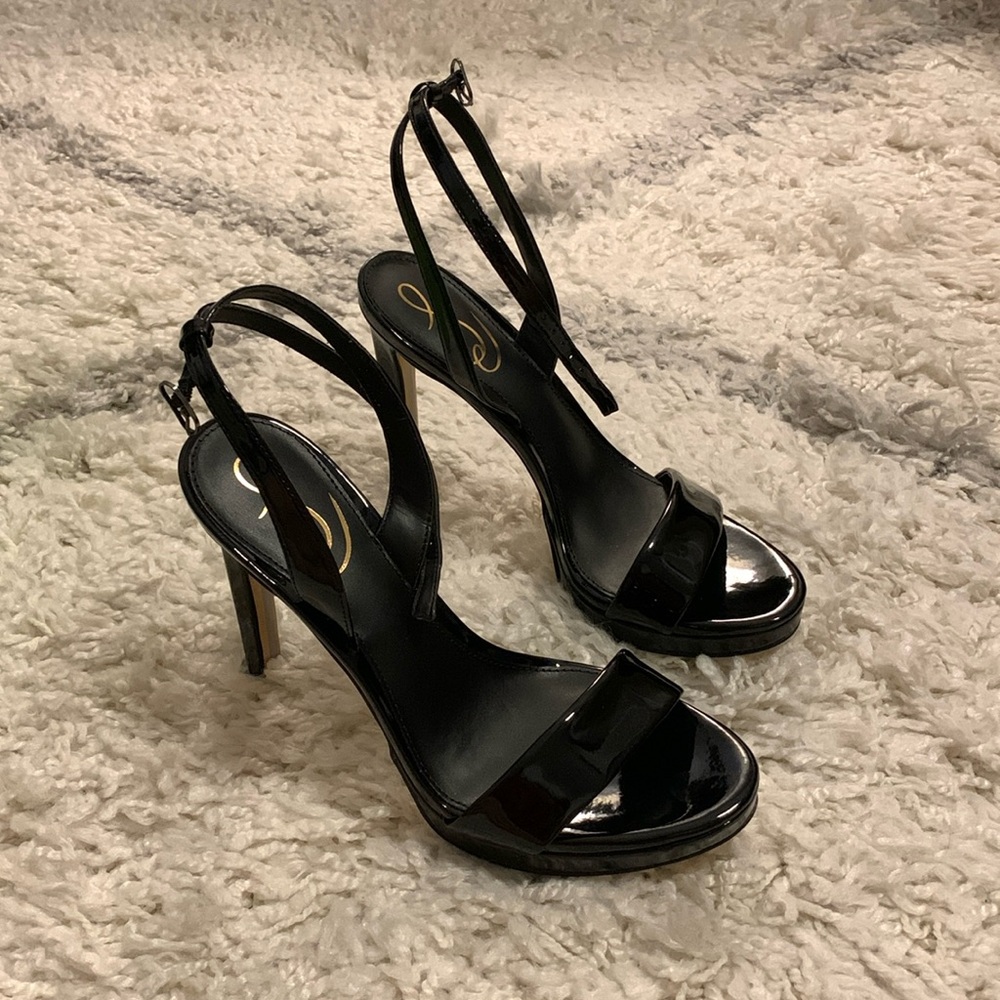 Sam Edelman Black Patent Leather Heels